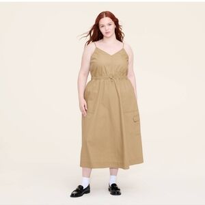 Woolrich Women's Kkaki Utility Midi Dress (XXL)
